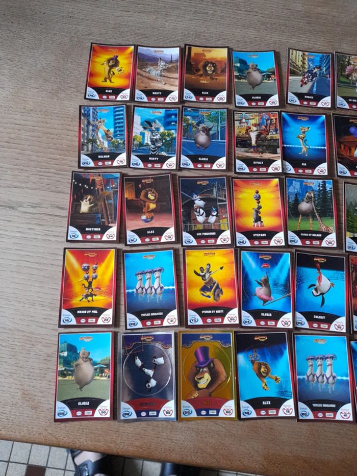 Lot cartes collection Madagascar DreamWorks 2012 - photo numéro 2
