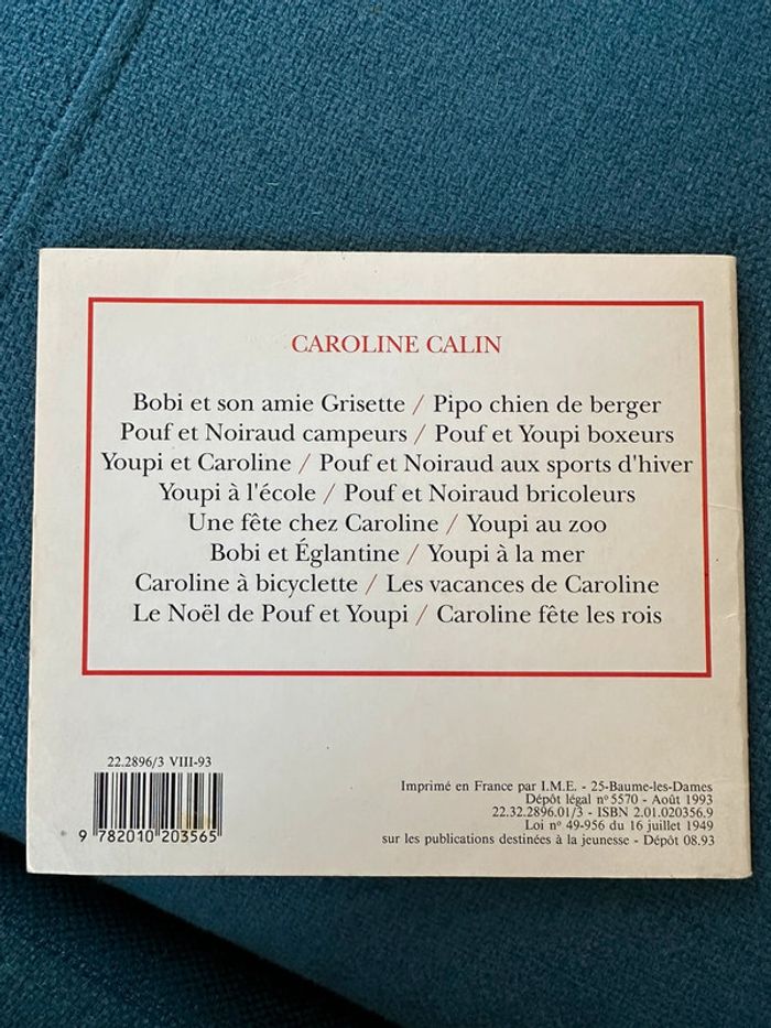 Livre album petit Les vacances de Caroline Pierre Probst Caroline Câlin Hachette Jeunesse - photo numéro 2