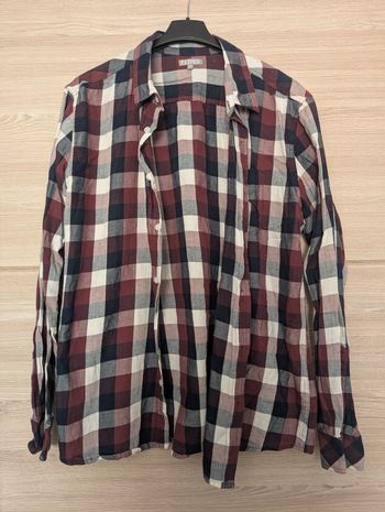 Chemise d'été homme ELDYS, 100% coton, taille L, très bon état