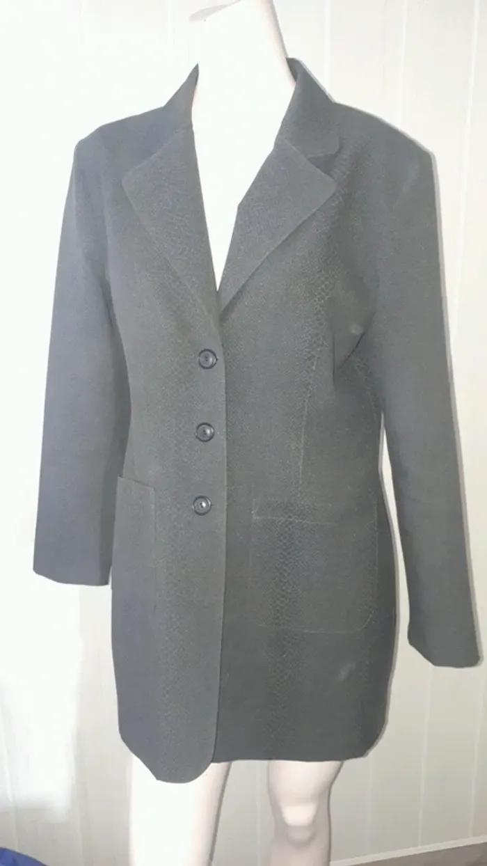 🧥Veste longue python gris 42 - photo numéro 2