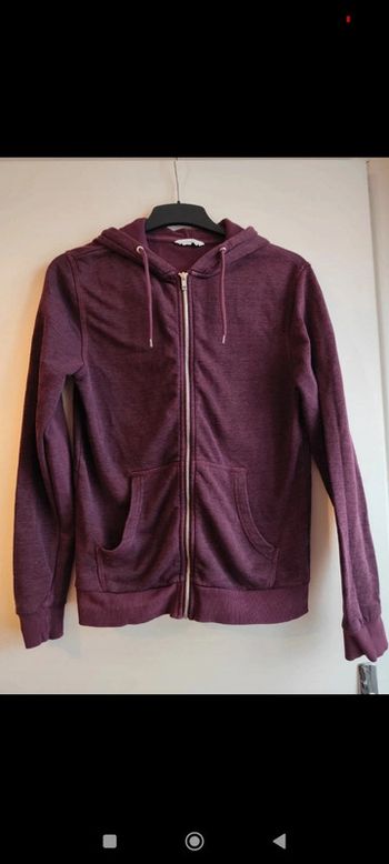 Sweat zippé à capuche taille S C&A