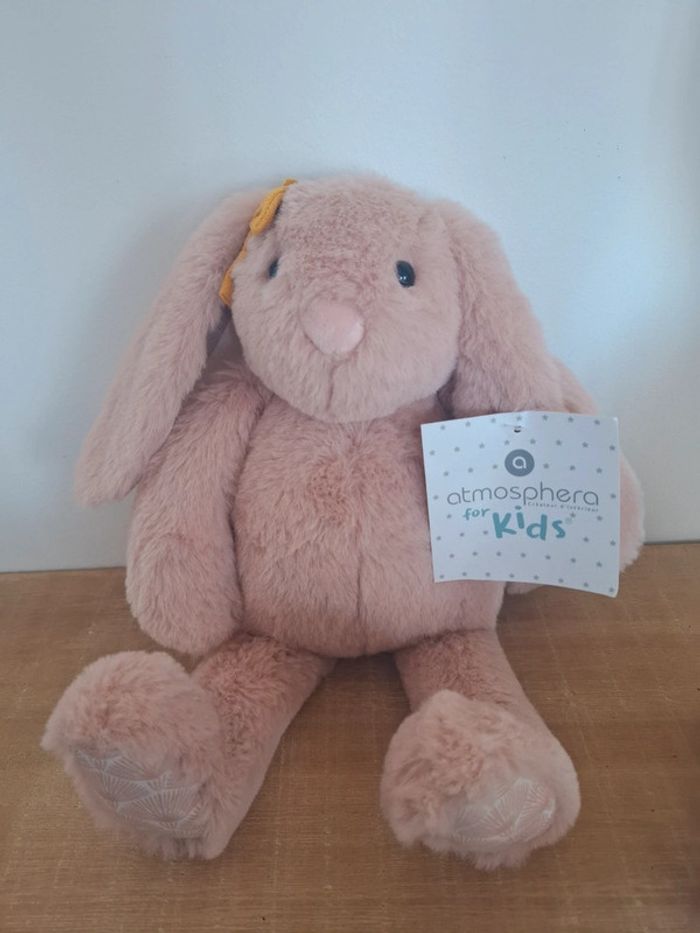 🐰 Lapin rose en peluche Atmosphera – Douceur garantie ! 🌸 - photo numéro 6