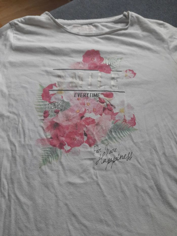 T-shirt smile 10 ans MC - photo numéro 2