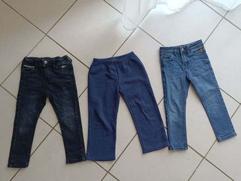 Lot de 3 pantalons garçon 3 ans tape à l'œil 4 ans