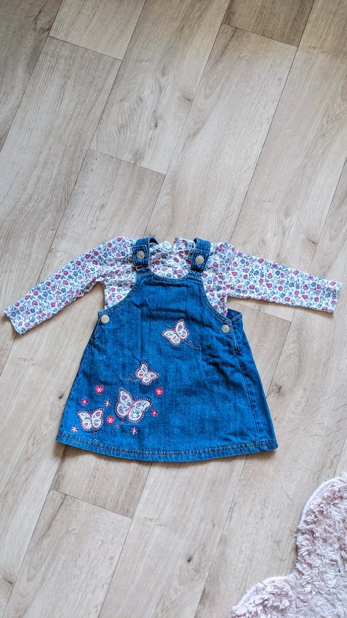 Ensemble Robe + tee-shirt manches longues 18 Mois - photo numéro 2