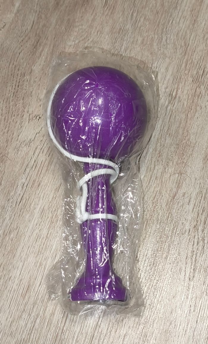 🦄 Bilboquet laqué violet - Tabletterie des Lacs - Neuf 🦄 - photo numéro 3