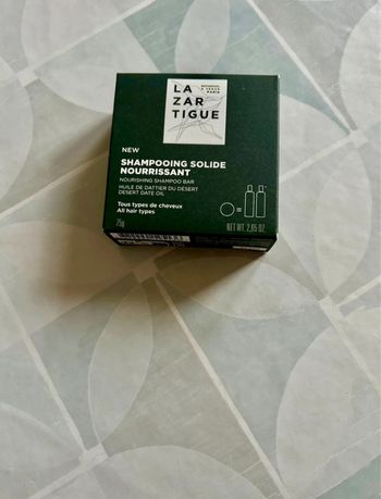 Shampoing solide nourrissant 75g - Lazartigue - Neuf