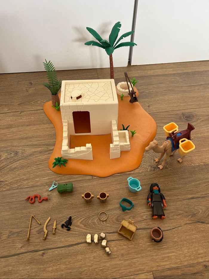 Lot Playmobil Égypte : bateau + pilleurs Égyptien - photo numéro 2