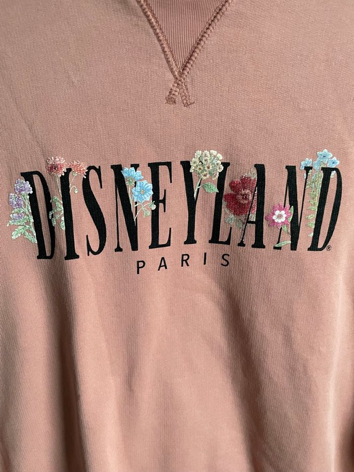 Pull hoodie Disneyland Paris fleuri - photo numéro 2