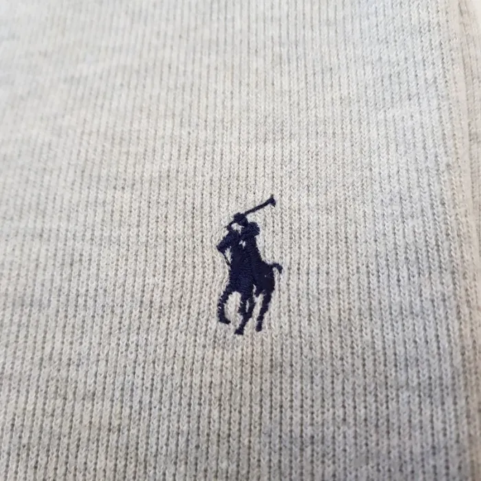 Pull Camionneur half demi zip Ralph Lauren XXL Gris - photo numéro 5
