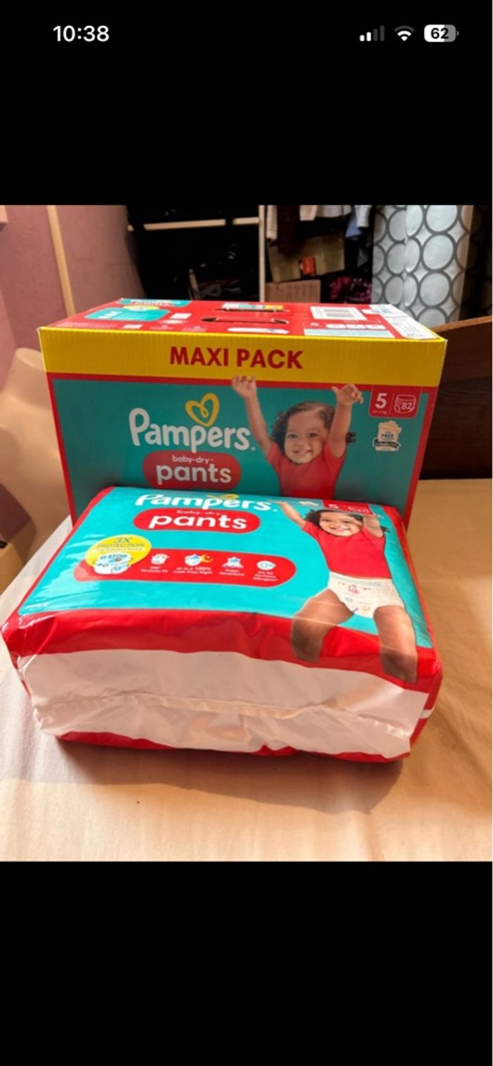 Couches Pampers taille 5