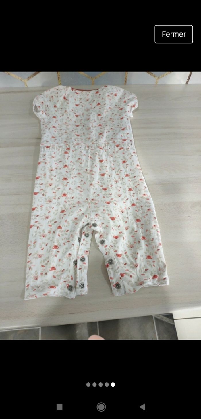 Magnifique combinaison bébé fille manches courtes 6 mois koala 🐨 - photo numéro 5