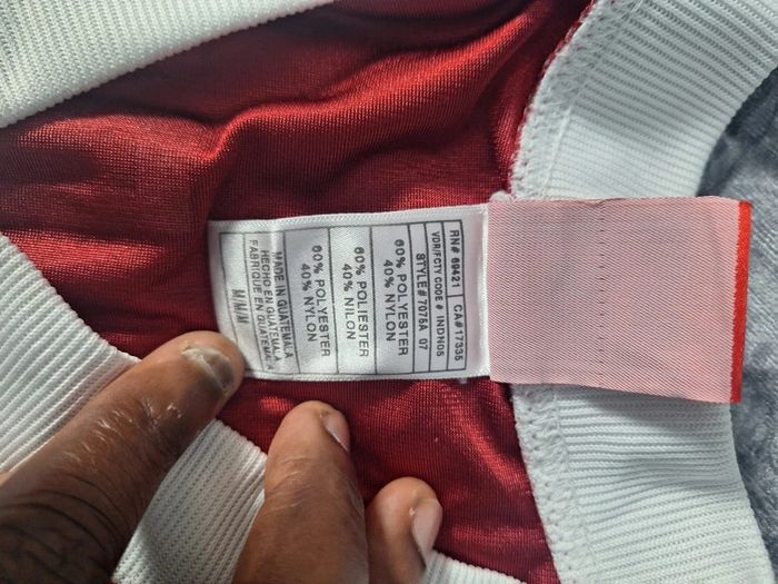 Maillot nfl reebok vintage / taille M  blanc et rouge (261) - photo numéro 12