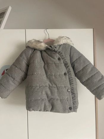 Manteau 23 mois gris brillant