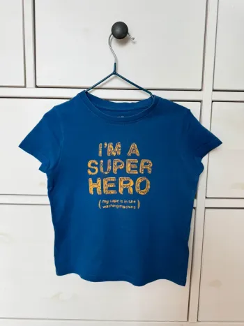 T-shirt bleu marine || Kiabi || 3 ans