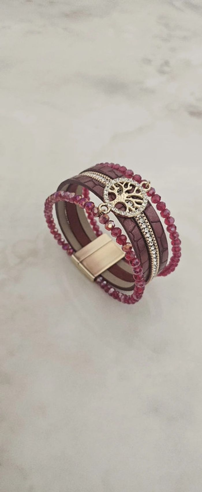 Bracelet en cuir pour femmes - photo numéro 2