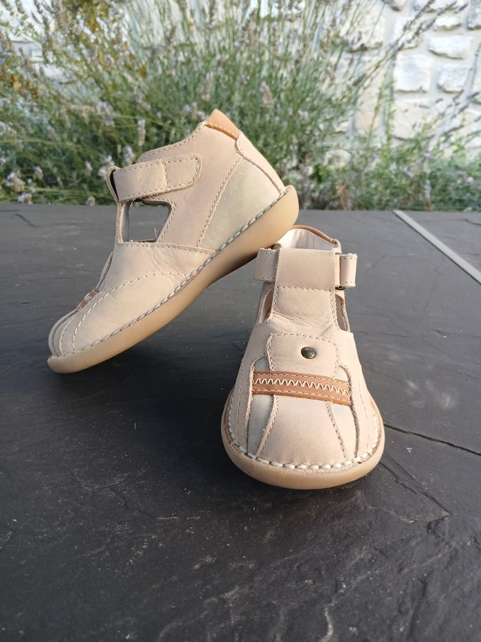 Sandales neuve beige/marron - photo numéro 3