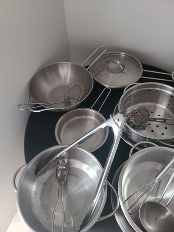 dinette lot en métal