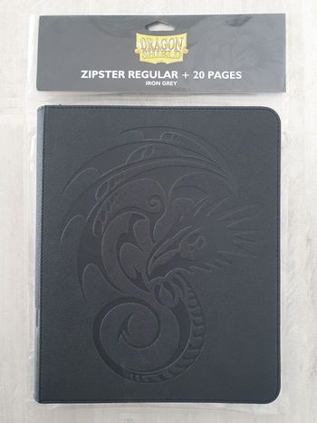 Portfolio Classeur Dragon Shield Zipster Regular 360 Iron Grey