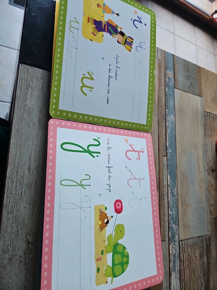 Livre effaçable mes premières lettres miniscule sur ardoise dès 4 ans - photo numéro 4