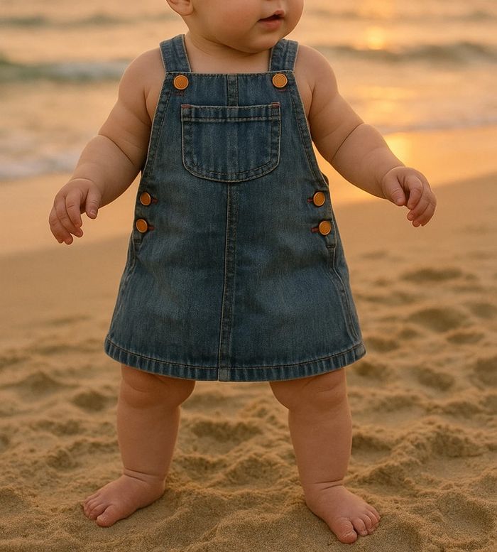 Robe en jeans 12 mois