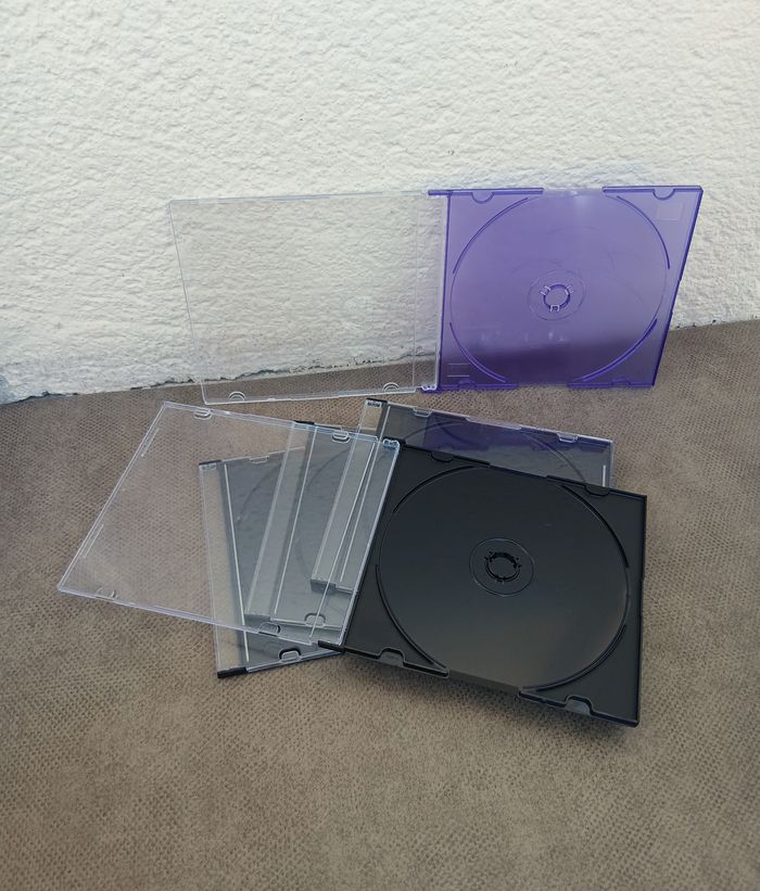 Lot de 5 boitiers range CD / DVD - photo numéro 2