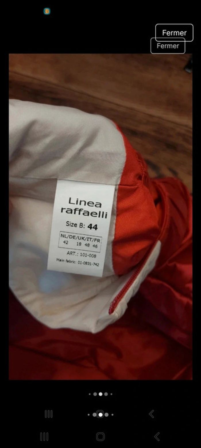 Magnifique Robe de soirée Linea Raffaelli  be44 fr46 - photo numéro 15
