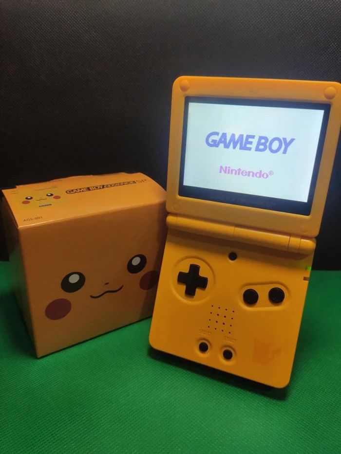 Gameboy Advance SP Pikachu Améliorée - comme neuve - photo numéro 5