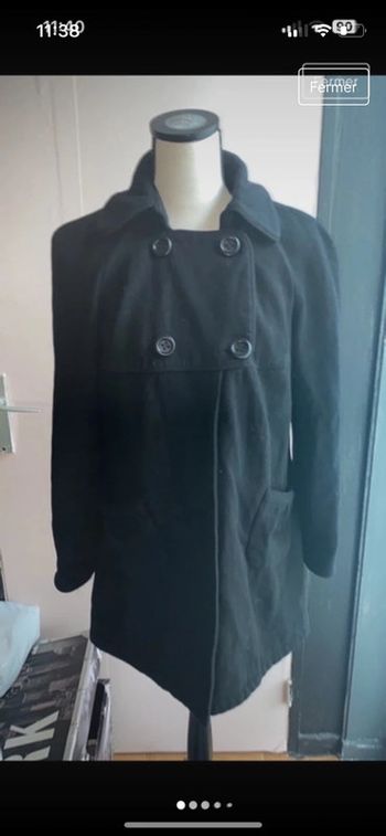 Manteau long noir