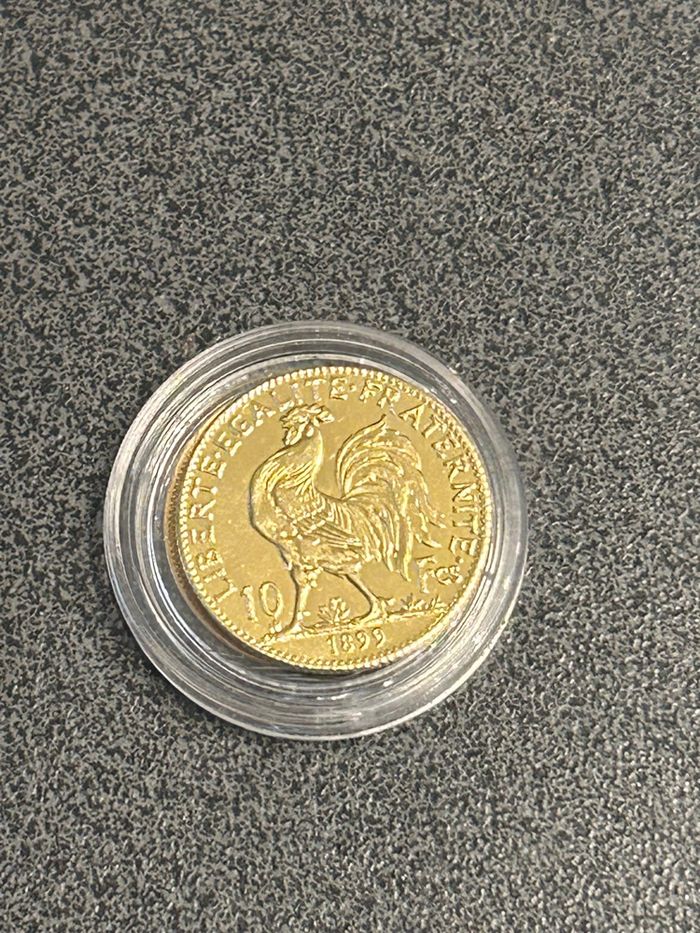 Pièce 10 Francs Marianne/Coq Reproduction - photo numéro 2