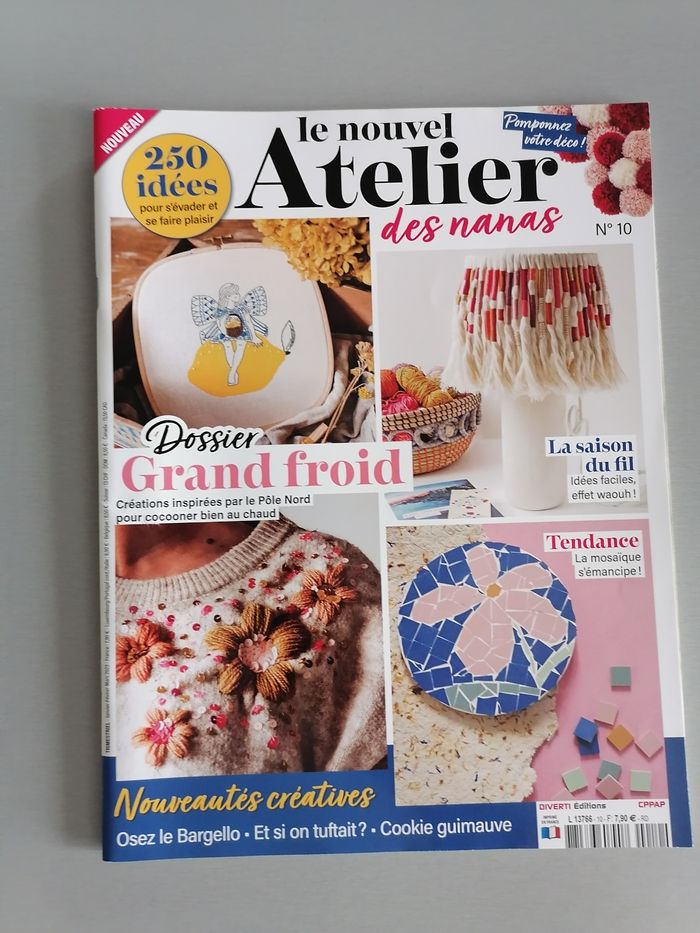 Lot 4 numéro revues loisirs "L'atelier des nanas" 2023 - photo numéro 2