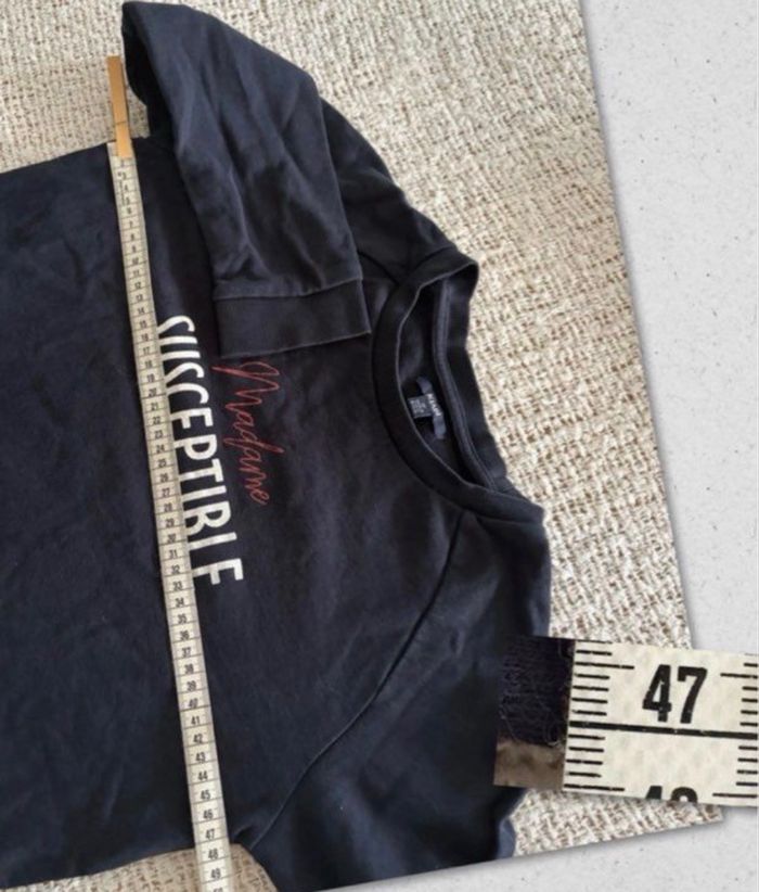 Sweat bleu marine - photo numéro 7