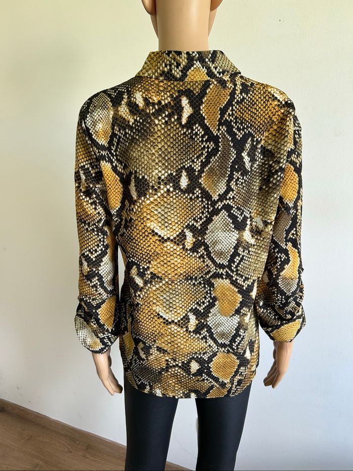 Blouse imprimée à manches longues Only taille 36 jamais portée - photo numéro 5