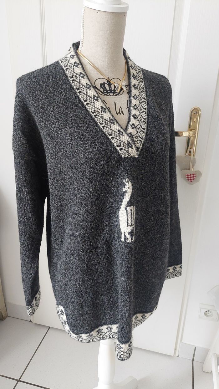 Pull alpaga El gran pajatén taille M - photo numéro 2