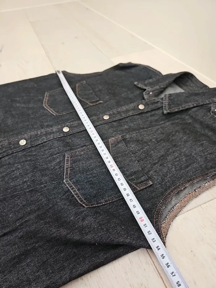 Chemise sans manches en jean taille M - photo numéro 11