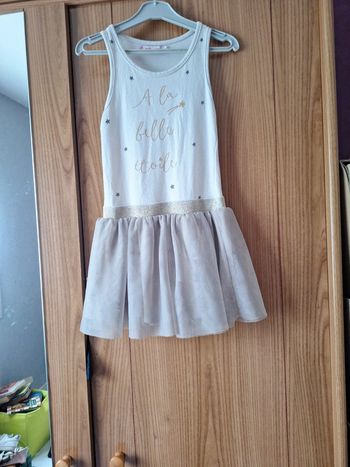 Robe bretelle gémo grise