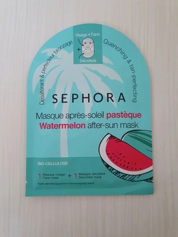 Masque après soleil visage et corps