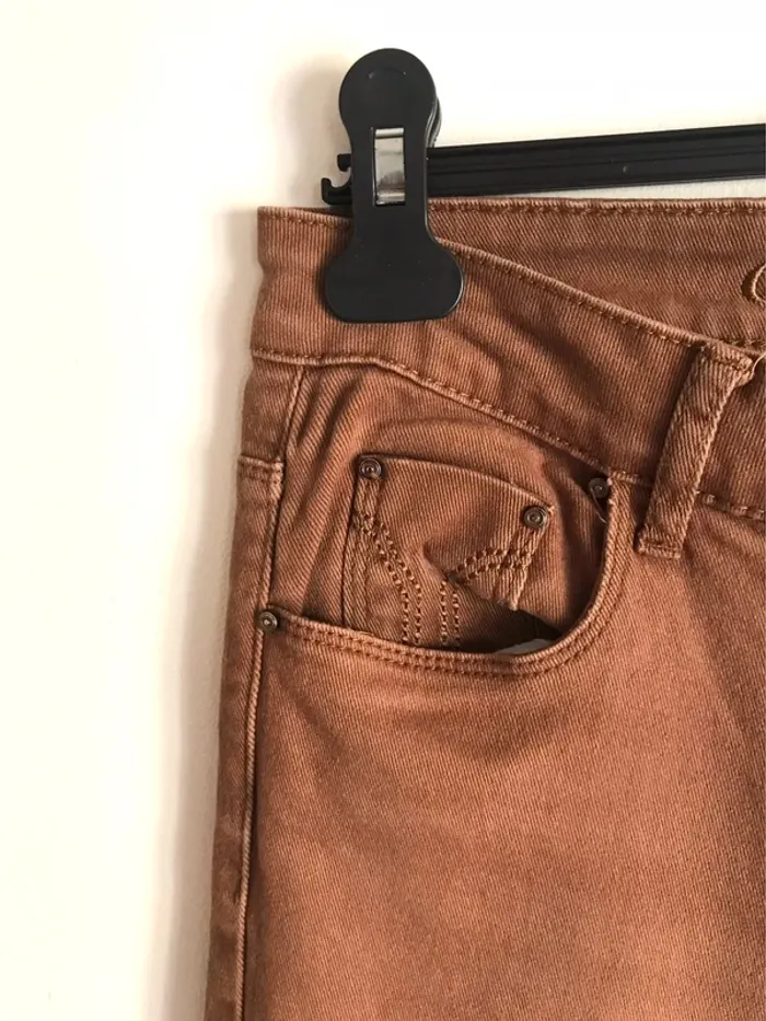 Jean marron chocolat Onado taille 40 - photo numéro 4
