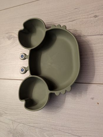 Assiette bébé ce touse verte