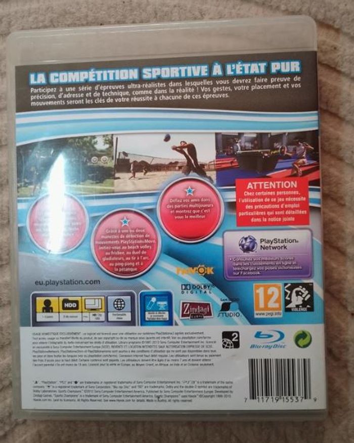 Jeux Ps3 Sports Champions - photo numéro 3