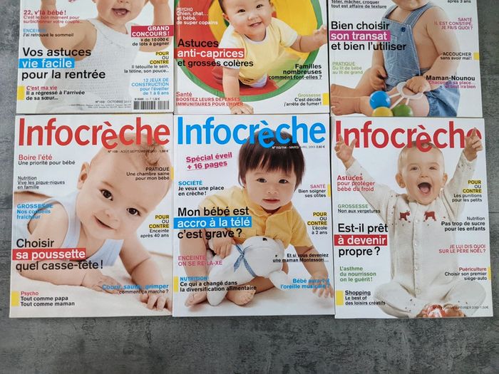 Lot de 9 magazines Infocrèche / Parents / 9 mois - photo numéro 3
