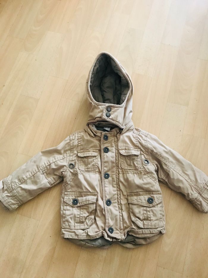 Manteau garçon taille 18 mois beige - photo numéro 2