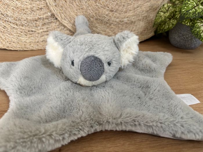 Neuf doudou plat koala gris blanc keeleco baby - photo numéro 4