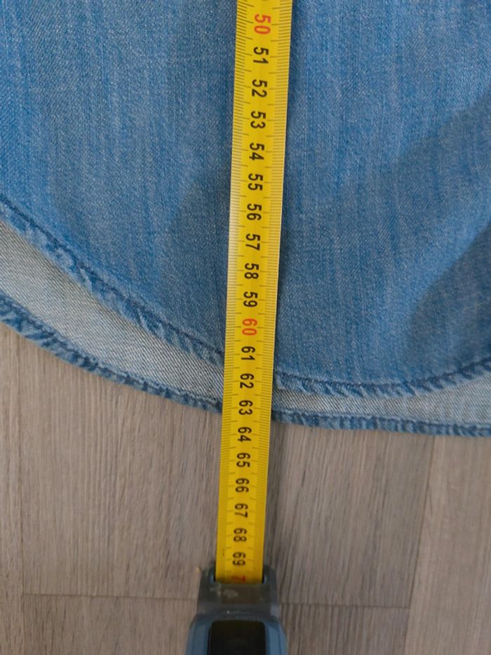 Chemise en jeans H&M taille 34 / XS - photo numéro 8