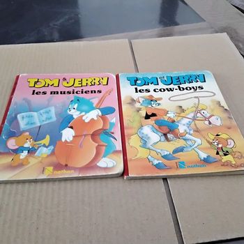 Lot 2 livres Tom et Jerry Nathan