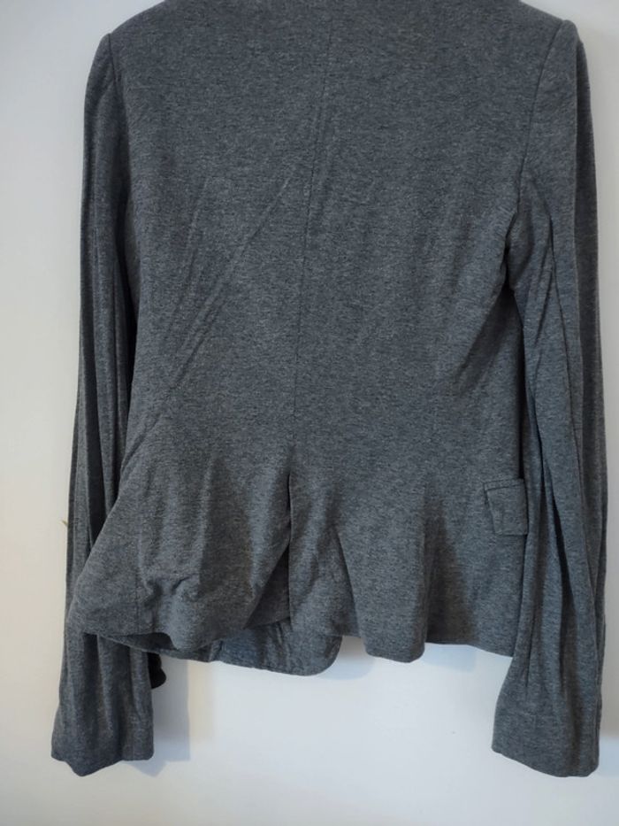 Veste gilet gris chiné Mango - photo numéro 4