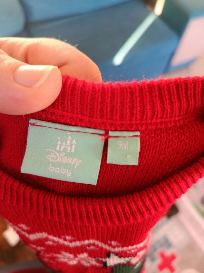 Pull de noel stitch 9 mois - photo numéro 2