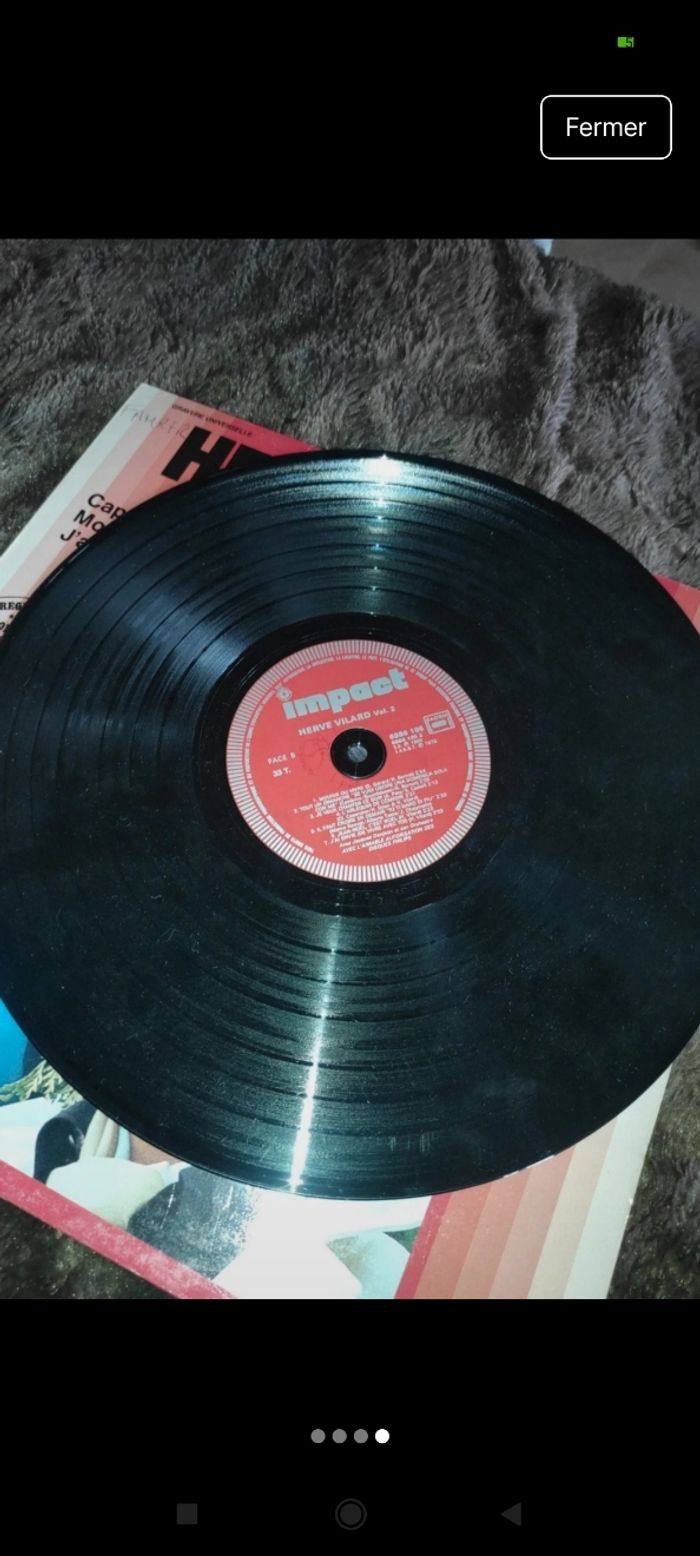 Vinyle Hervé Vilard - photo numéro 2