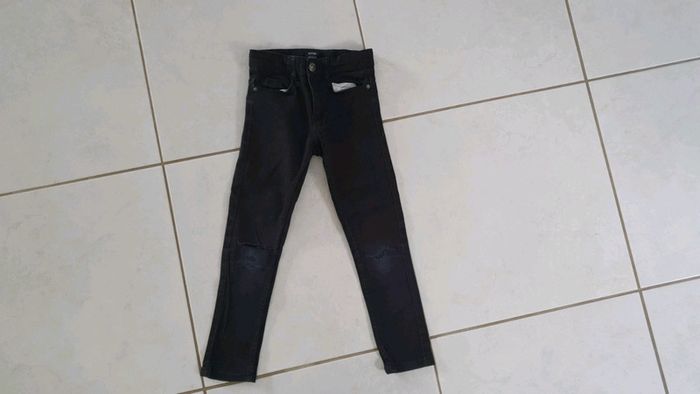 Jean skinny noir garçon Kiabi 6 ans chelo4