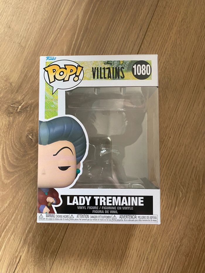 Boîte vide funko Pop 1080 Disney lady tremaine